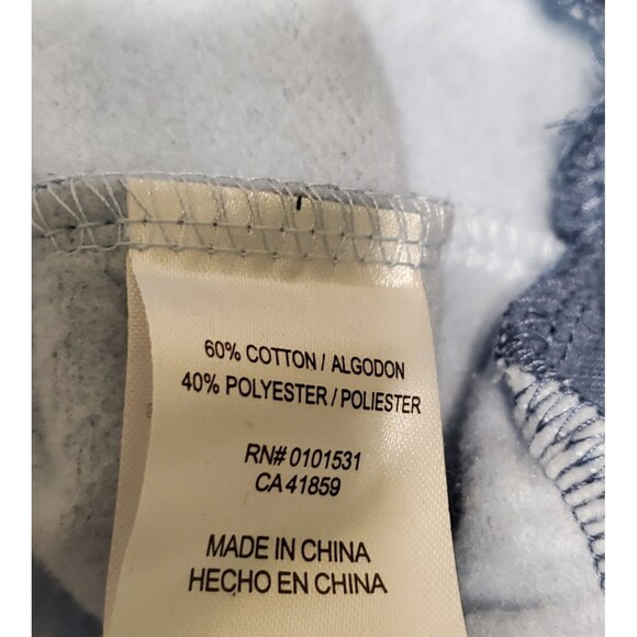 Strawberry Shortcake Women’s Cropped Sweatshirt Blue Striped Size XXL - NWT - Picture 7 of 7